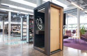 POD PHONE schalldichte Telefonzelle für das Büro, grau