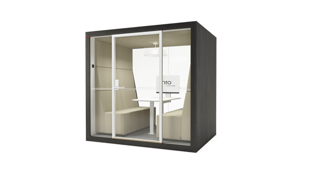 POD ROLL GLASS tummanharmaa