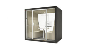 POD ROLL GLASS tummanharmaa