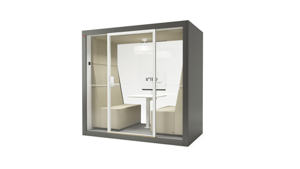 POD ROLL GLASS SMALL tummanharmaa