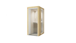 POD PHONE SMALL OAK äänieristetty puhelinkoppi